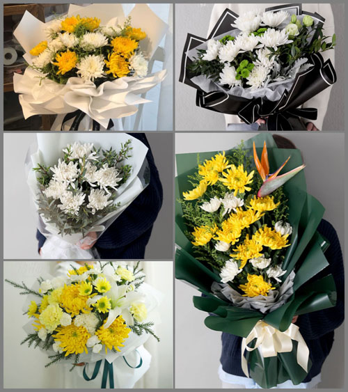 福建三明三元区莘口镇高山村白事花束代送